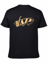 Jazz Music Lightweight Cotton T-Shirt – Daily Comfort Graphic Shirt