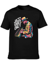 Jazz Vibes Only Piano Art Jazz Lightweight Cotton T-Shirt – Daily Comfort Graphic Shirt