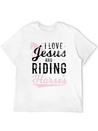 Jesus And Horse Lightweight Cotton T-Shirt – Daily Comfort Graphic Shirt