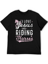 Jesus And Horse Lightweight Cotton T-Shirt – Daily Comfort Graphic Shirt