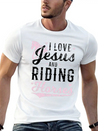 Jesus And Horse Lightweight Cotton T-Shirt – Daily Comfort Graphic Shirt
