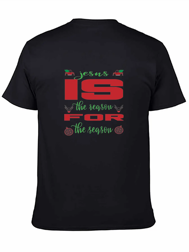 Jesus Is The Reason For The Reason Lightweight Cotton T-Shirt – Daily Comfort Graphic Shirt