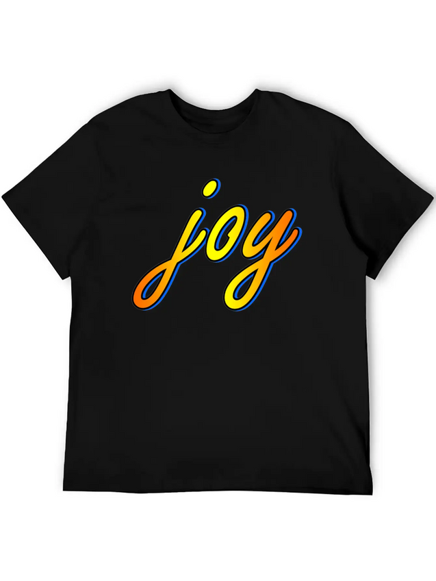 Joy Lightweight Cotton T-Shirt – Daily Comfort Graphic Shirt