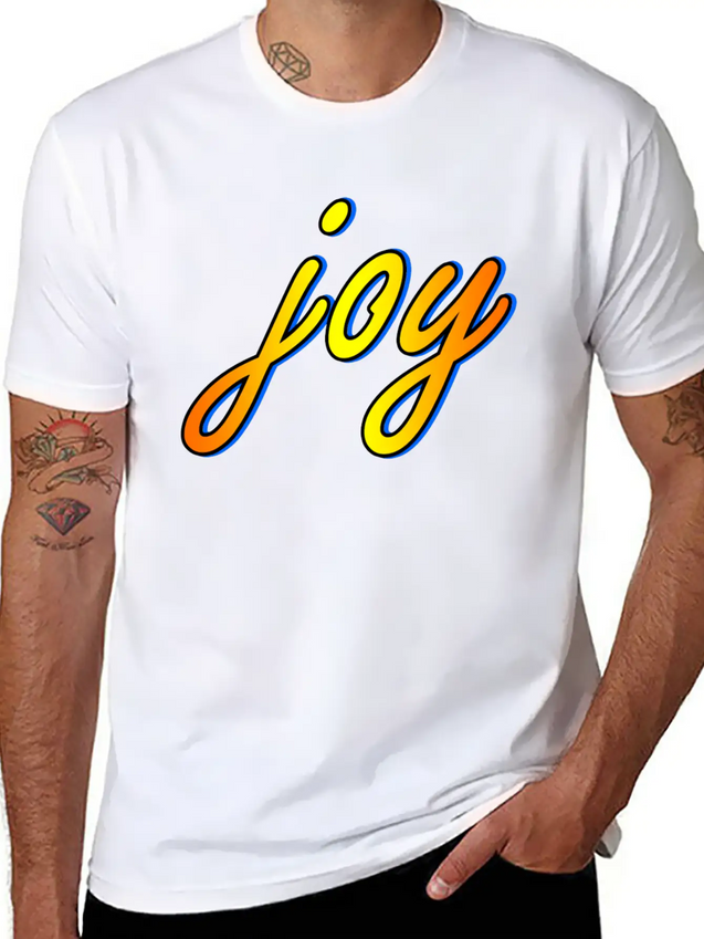 Joy Lightweight Cotton T-Shirt – Daily Comfort Graphic Shirt