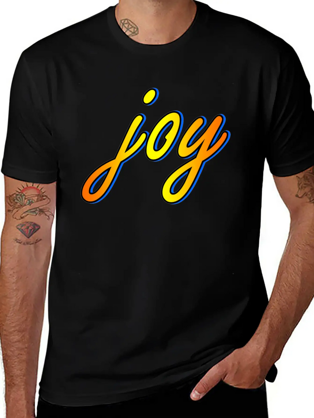 Joy Lightweight Cotton T-Shirt – Daily Comfort Graphic Shirt