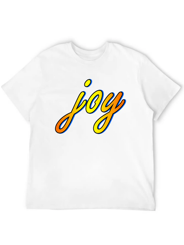 Joy Lightweight Cotton T-Shirt – Daily Comfort Graphic Shirt