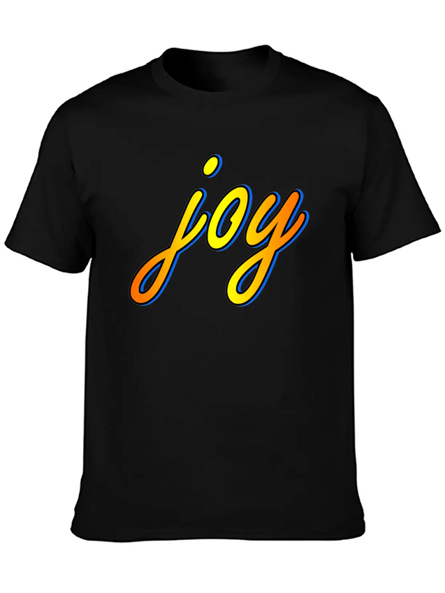 Joy Lightweight Cotton T-Shirt – Daily Comfort Graphic Shirt