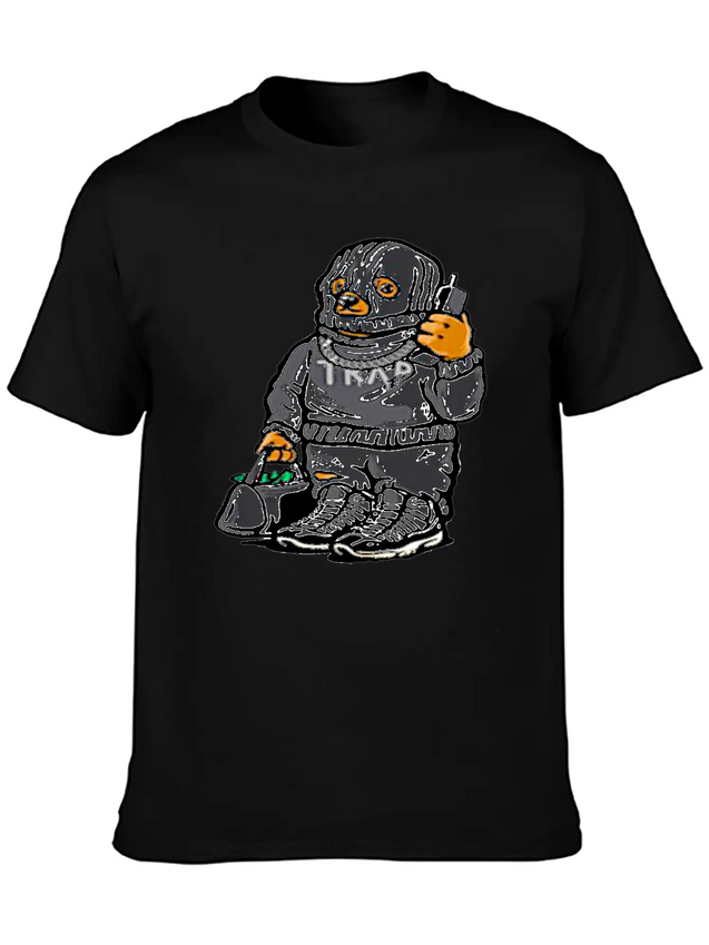 Jubilee Bear Lightweight Cotton T-Shirt – Daily Comfort Graphic Shirt