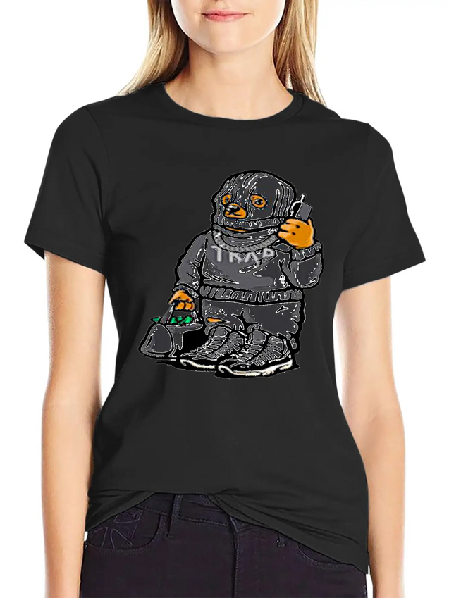Jubilee Bear Lightweight Cotton T-Shirt – Daily Comfort Graphic Shirt