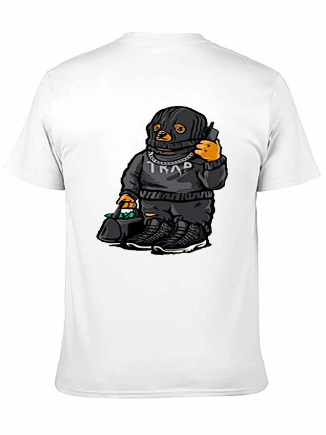Jubilee Bear Lightweight Cotton T-Shirt – Daily Comfort Graphic Shirt
