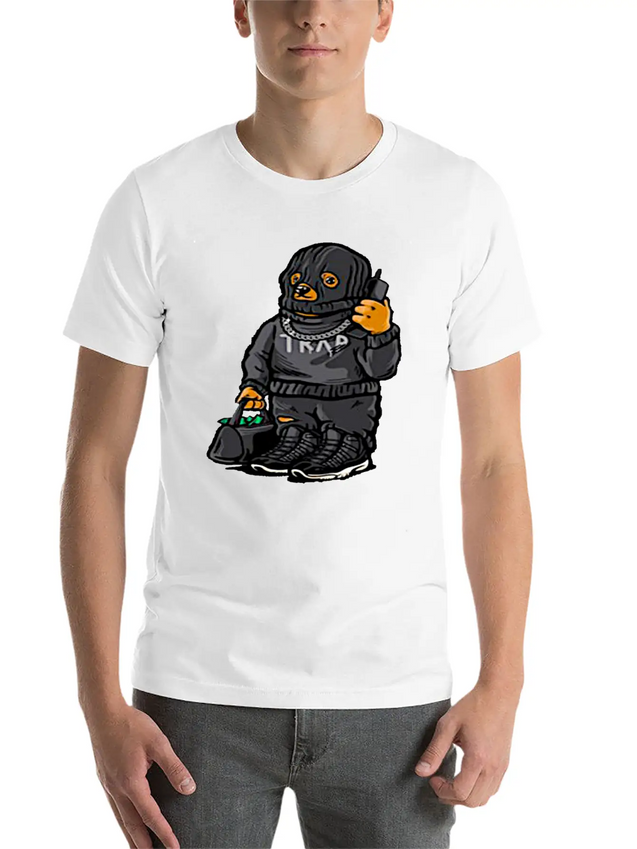 Jubilee Bear Lightweight Cotton T-Shirt – Daily Comfort Graphic Shirt