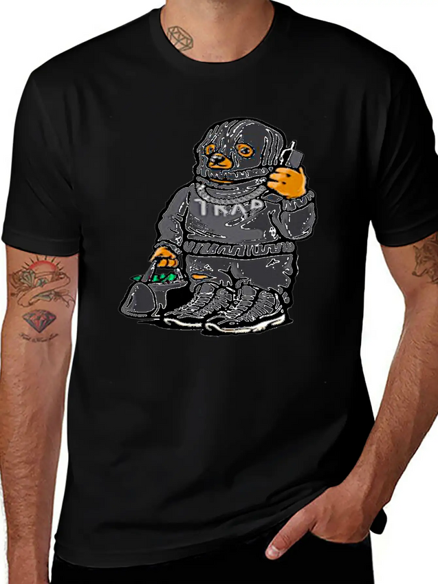 Jubilee Bear Lightweight Cotton T-Shirt – Daily Comfort Graphic Shirt