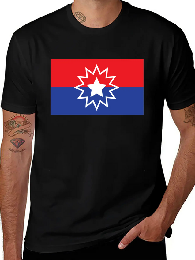 Juneteenth Flag Lightweight Cotton T-Shirt – Daily Comfort Graphic Shirt