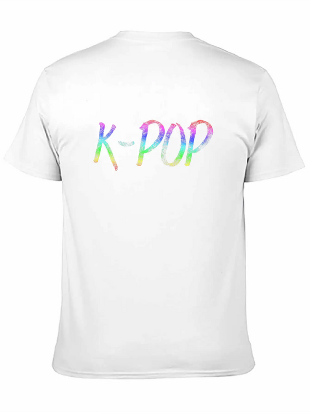 K-POP Lightweight Cotton T-Shirt – Daily Comfort Graphic Shirt