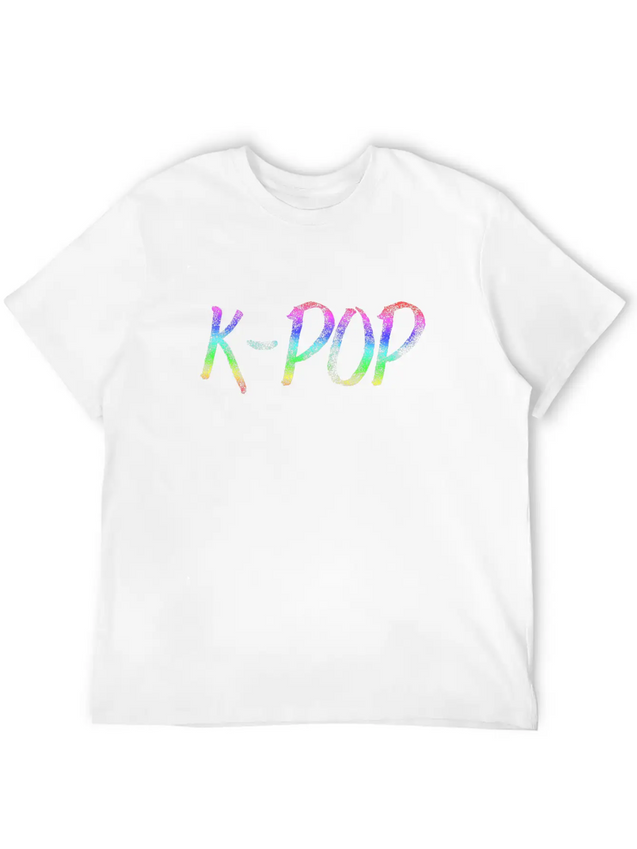 K-POP Lightweight Cotton T-Shirt – Daily Comfort Graphic Shirt