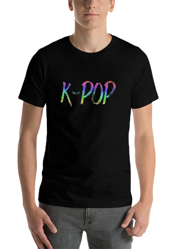 K-POP Lightweight Cotton T-Shirt – Daily Comfort Graphic Shirt