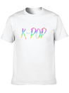 K-POP Lightweight Cotton T-Shirt – Daily Comfort Graphic Shirt