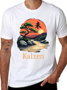 Kaizen Continuous Improvement Lightweight Cotton T-Shirt – Daily Comfort Graphic Shirt