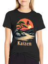 Kaizen Continuous Improvement Lightweight Cotton T-Shirt – Daily Comfort Graphic Shirt