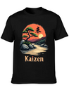 Kaizen Continuous Improvement Lightweight Cotton T-Shirt – Daily Comfort Graphic Shirt