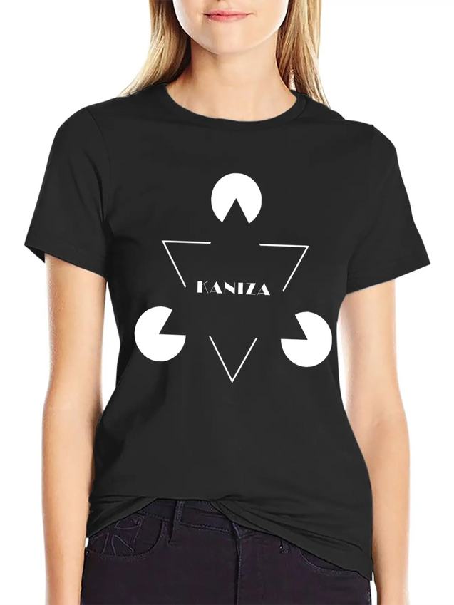 Kaniza Illusion Lightweight Cotton T-Shirt – Daily Comfort Graphic Shirt