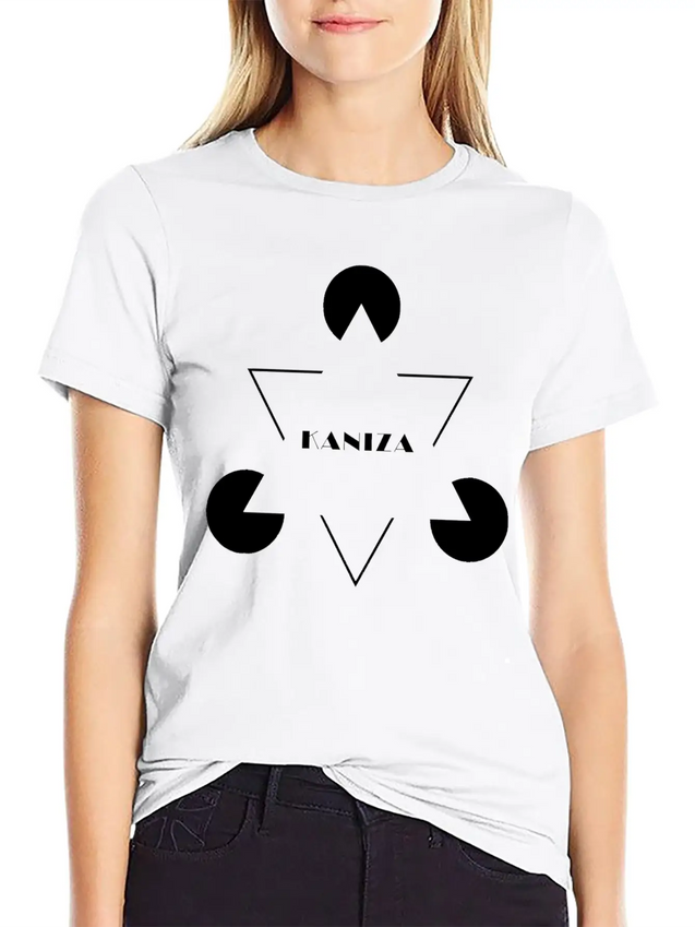 Kaniza Illusion Lightweight Cotton T-Shirt – Daily Comfort Graphic Shirt