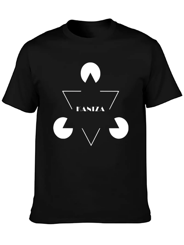 Kaniza Illusion Lightweight Cotton T-Shirt – Daily Comfort Graphic Shirt