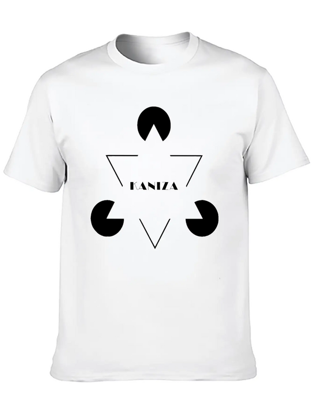 Kaniza Illusion Lightweight Cotton T-Shirt – Daily Comfort Graphic Shirt