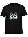Karaoke Oke Singing Song Music Microphone Gift Lightweight Cotton T-Shirt – Daily Comfort Graphic Shirt