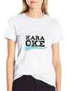Karaoke Oke Singing Song Music Microphone Gift Lightweight Cotton T-Shirt – Daily Comfort Graphic Shirt