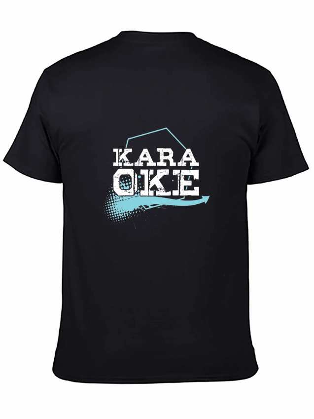 Karaoke Oke Singing Song Music Microphone Gift Lightweight Cotton T-Shirt – Daily Comfort Graphic Shirt