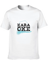 Karaoke Oke Singing Song Music Microphone Gift Lightweight Cotton T-Shirt – Daily Comfort Graphic Shirt