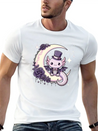 Kawaii Gothic Axolotl Pastel Gothic Goth Lightweight Cotton T-Shirt – Daily Comfort Graphic Shirt