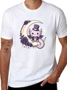 Kawaii Gothic Axolotl Pastel Gothic Goth Lightweight Cotton T-Shirt – Daily Comfort Graphic Shirt