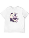 Kawaii Gothic Axolotl Pastel Gothic Goth Lightweight Cotton T-Shirt – Daily Comfort Graphic Shirt