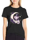 Kawaii Gothic Axolotl Pastel Gothic Goth Lightweight Cotton T-Shirt – Daily Comfort Graphic Shirt