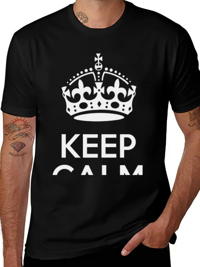 Keep Calm And Play Chess Lightweight Cotton T-Shirt – Daily Comfort Graphic Shirt