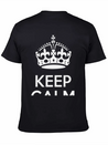 Keep Calm And Play Chess Lightweight Cotton T-Shirt – Daily Comfort Graphic Shirt