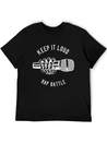 Keep It Loud Rap Battle, Rapper, Music, Microphone Lightweight Cotton T-Shirt – Daily Comfort Graphic Shirt