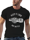 Keep It Loud Rap Battle, Rapper, Music, Microphone Lightweight Cotton T-Shirt – Daily Comfort Graphic Shirt