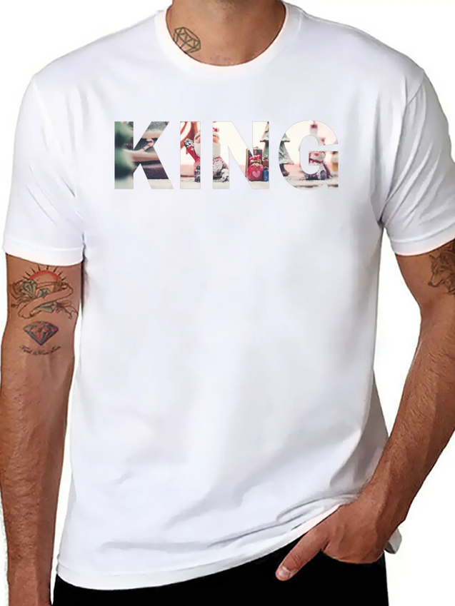 KING Lightweight Cotton T-Shirt – Daily Comfort Graphic Shirt