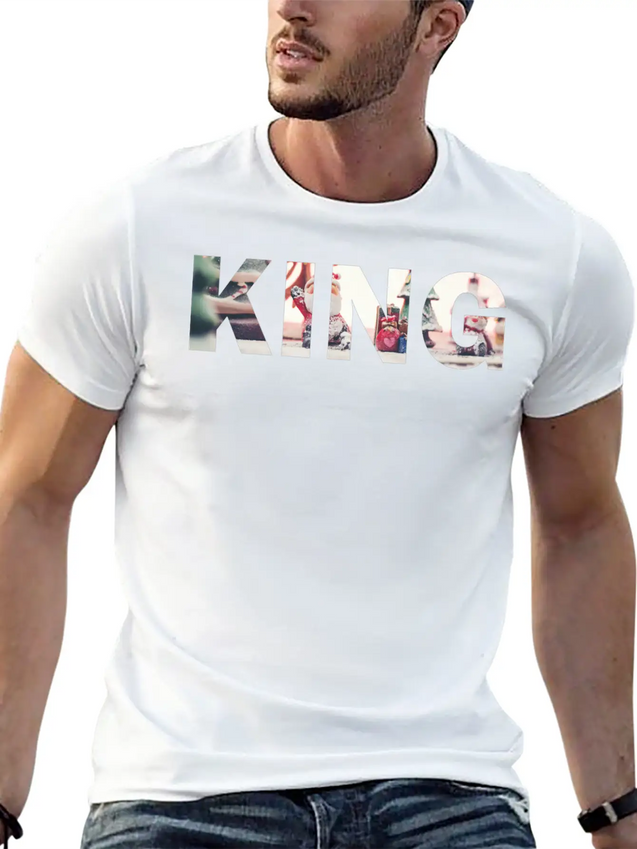 KING Lightweight Cotton T-Shirt – Daily Comfort Graphic Shirt