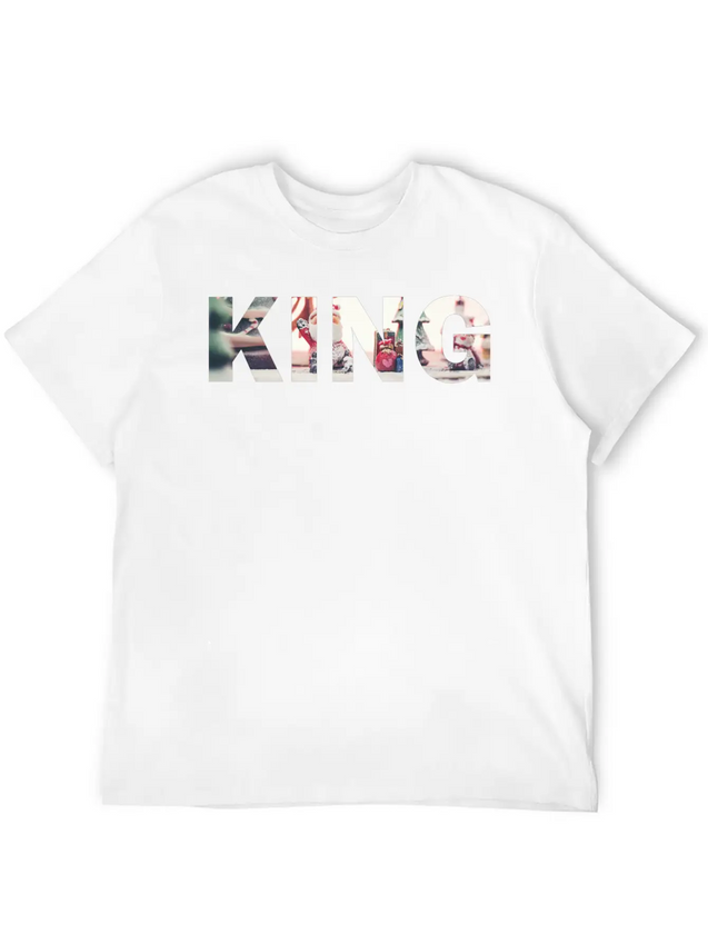 KING Lightweight Cotton T-Shirt – Daily Comfort Graphic Shirt