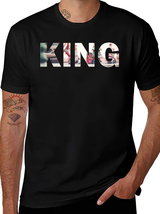 KING Lightweight Cotton T-Shirt – Daily Comfort Graphic Shirt