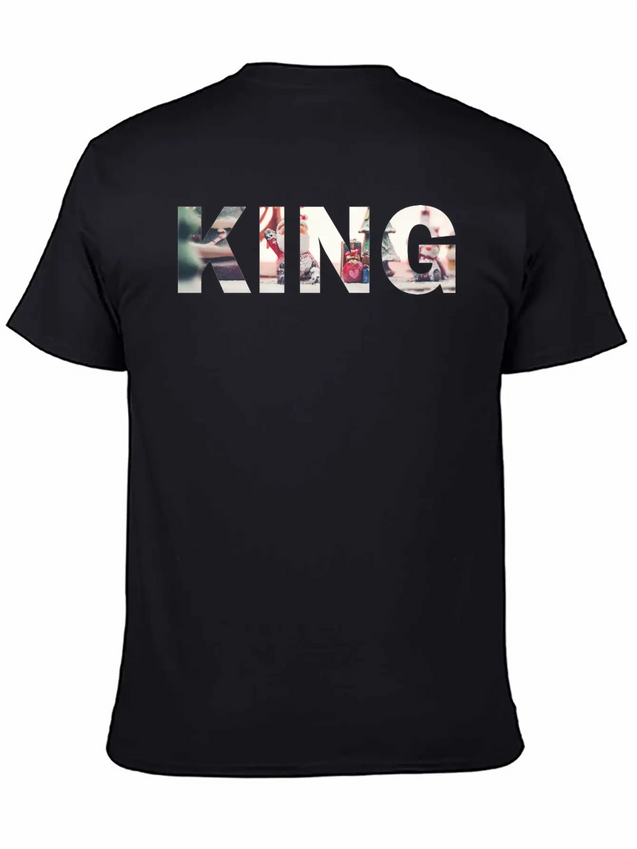 KING Lightweight Cotton T-Shirt – Daily Comfort Graphic Shirt