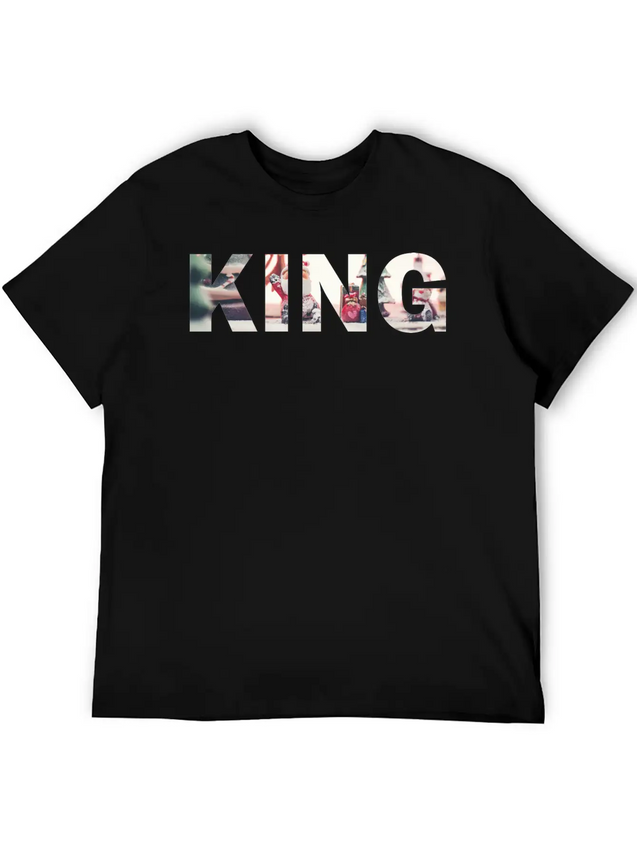 KING Lightweight Cotton T-Shirt – Daily Comfort Graphic Shirt