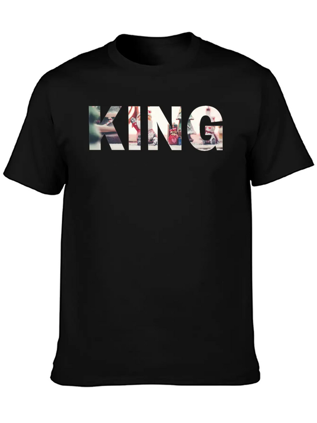 KING Lightweight Cotton T-Shirt – Daily Comfort Graphic Shirt