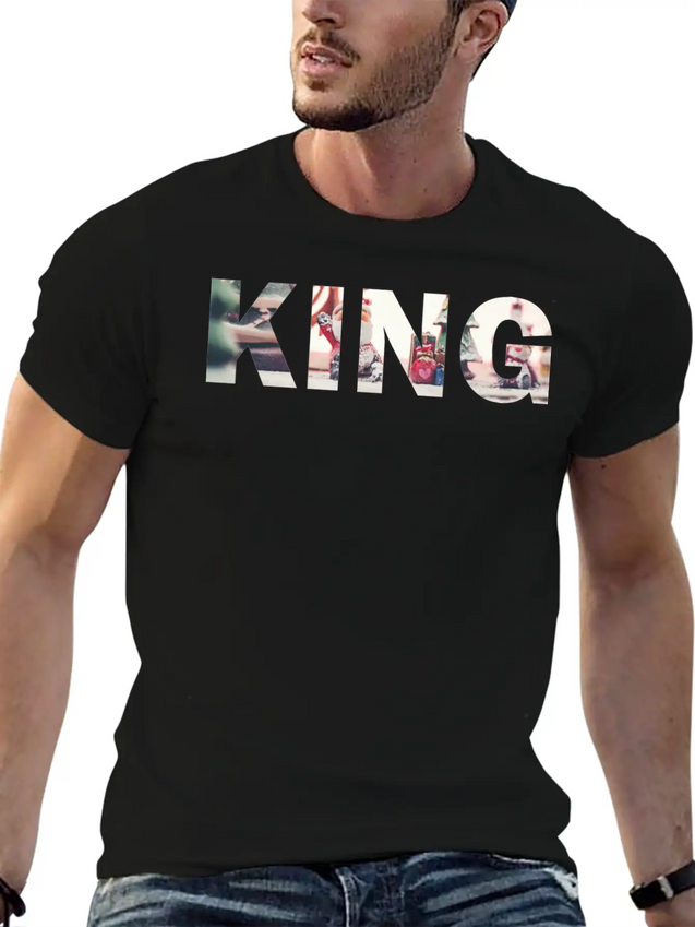KING Lightweight Cotton T-Shirt – Daily Comfort Graphic Shirt
