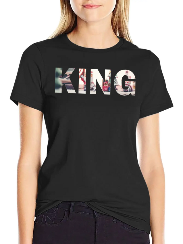 KING Lightweight Cotton T-Shirt – Daily Comfort Graphic Shirt