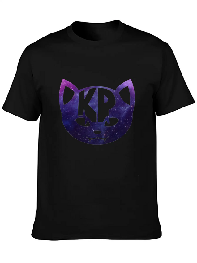 KP Cat Galaxy Kids Hoodie Lightweight Cotton T-Shirt – Daily Comfort Graphic Shirt